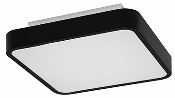 Orbis Backlight smart dimbare RGB LED plafondlamp 35&#215;35 zwart