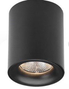 Saniclear Tube opbouw spot inclusief Led lichtbron mat zwart