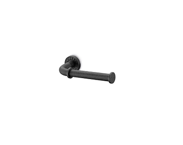 JEE-O Soho toiletrolhouder hammercoat zwart mat - 701-0012