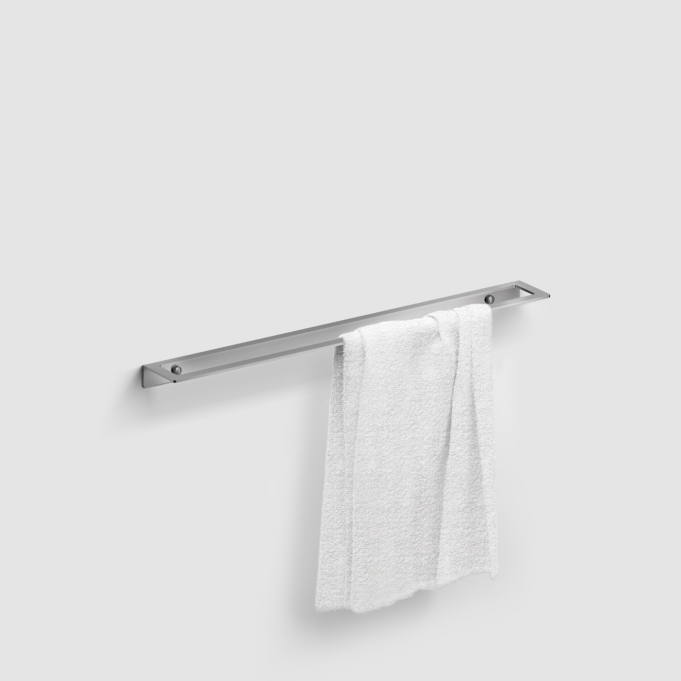 Clou Fold handdoekrek 60 cm, rvs geborsteld