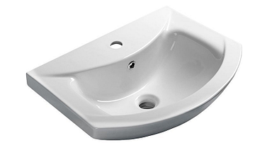 ZERO Wastafel voor badkamermeubel 65x46 wit