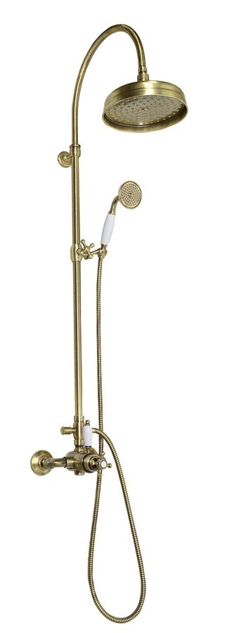 Reitano Rubinetteria Antea authentieke thermostatische regendouche bronze