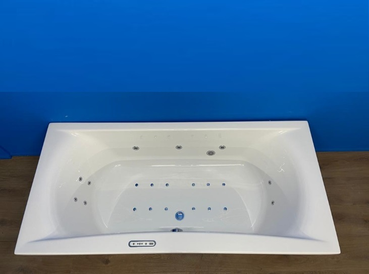 Xenz Robijn bubbelbad met Koller Supreme systeem 190x90 wit