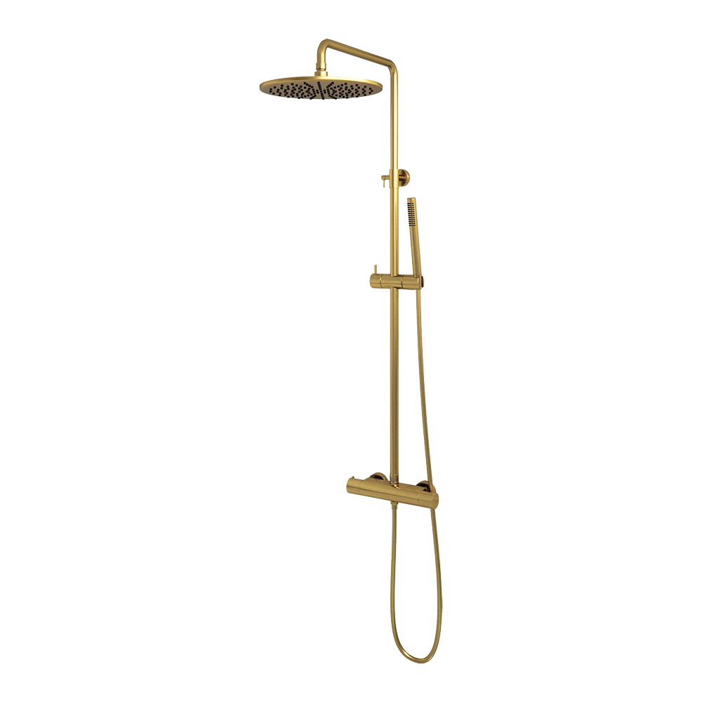 Brauer Gold Edition opbouw regendouche staafhanddouche 30 goud