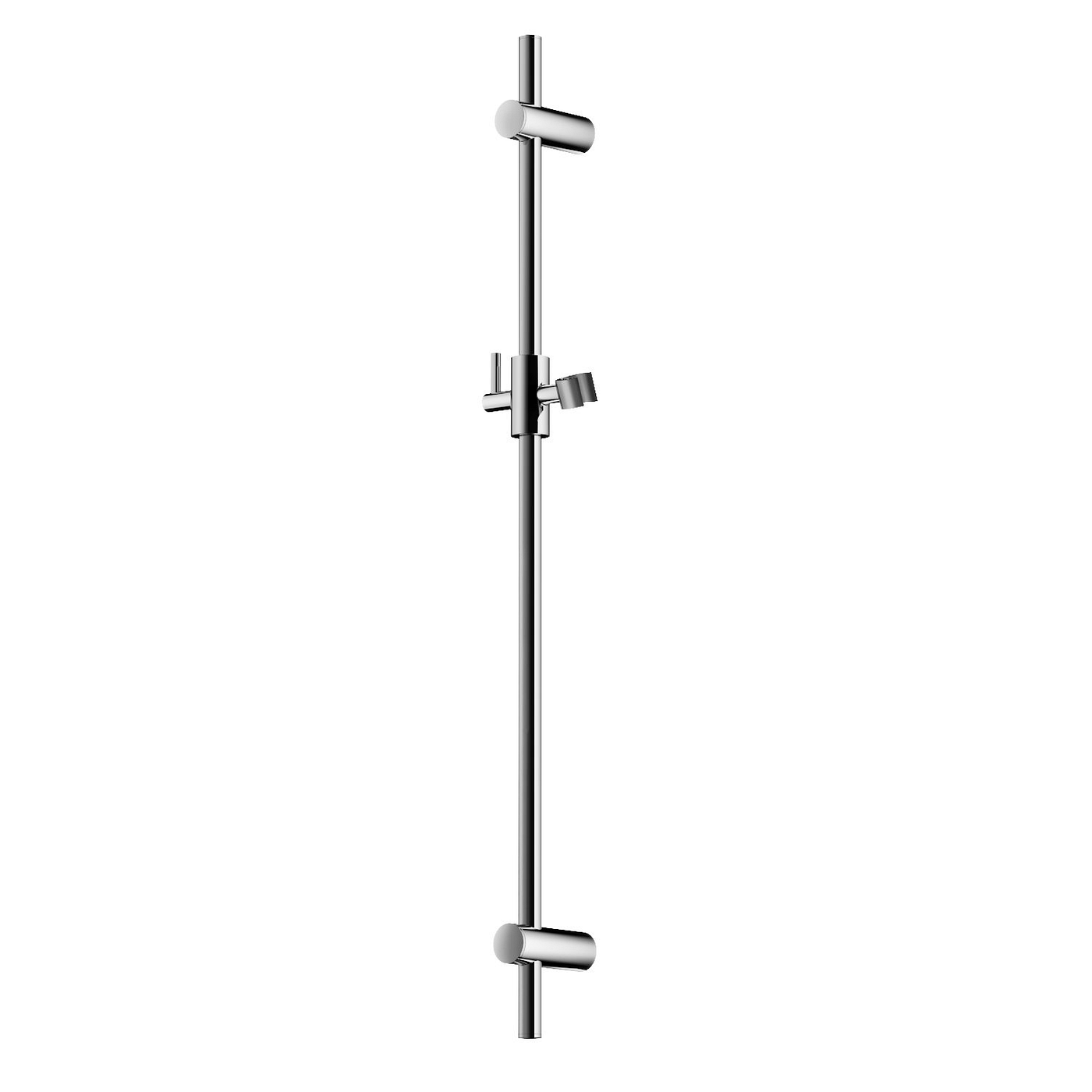 Hotbath Mate M301 glijstang rond 75cm volledig messing geborsteld nikkel