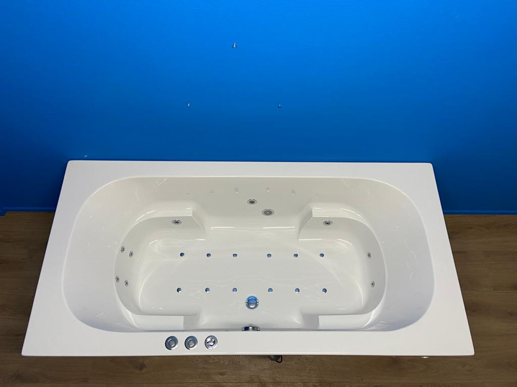 Xenz Tanga bubbelbad met Koller WP3 systeem 180x90 wit