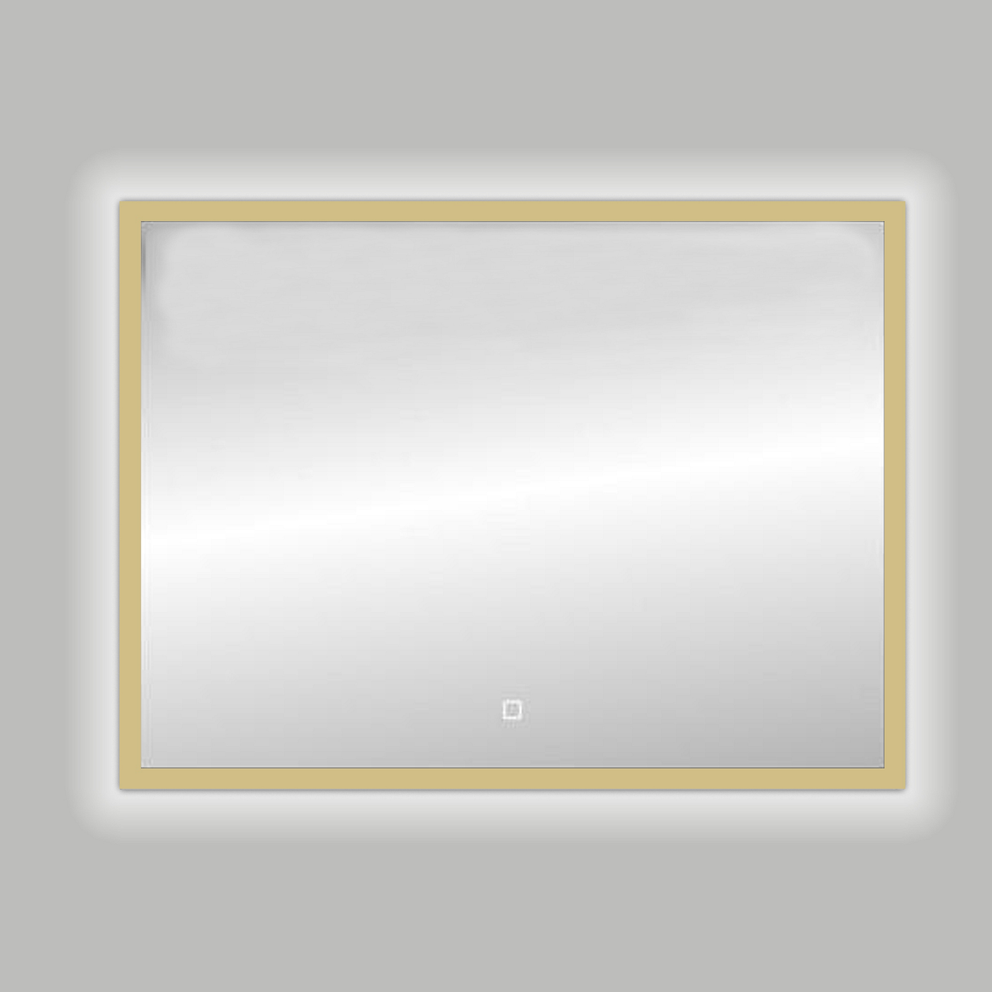 Best Design Nancy Isola spiegel met LED verlichting 100x80cm mat goud