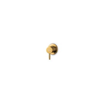 JEE-O Slimline kleine inbouw wand mengkraan mat goud - 800-2405