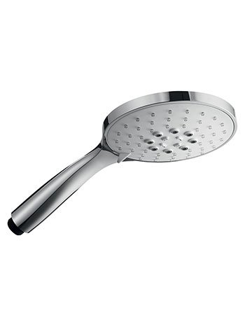 Hotbath Mate M376 3-standen handdouche met eco air rond 13 cm geborsteld nikkel