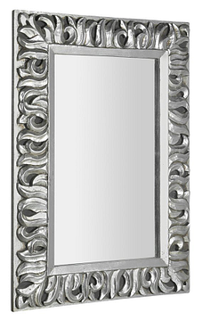 Sapho Zeegras spiegel met houten lijst 70&#215;100 zilver antiek &#8211; 1