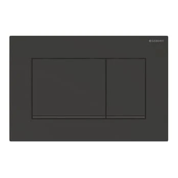 Geberit Sigma30 easy to clean drukplaat mat zwart