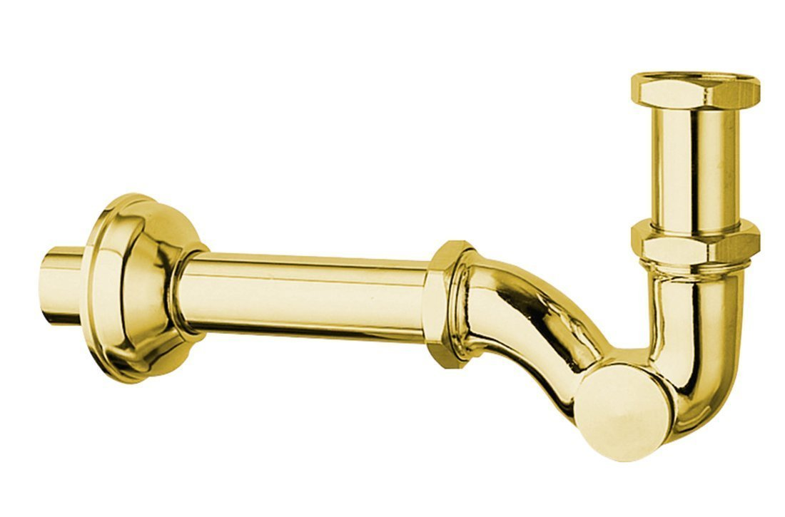 Sapho Moody bidet sifon 1'1/4 diameter 32 mm goud