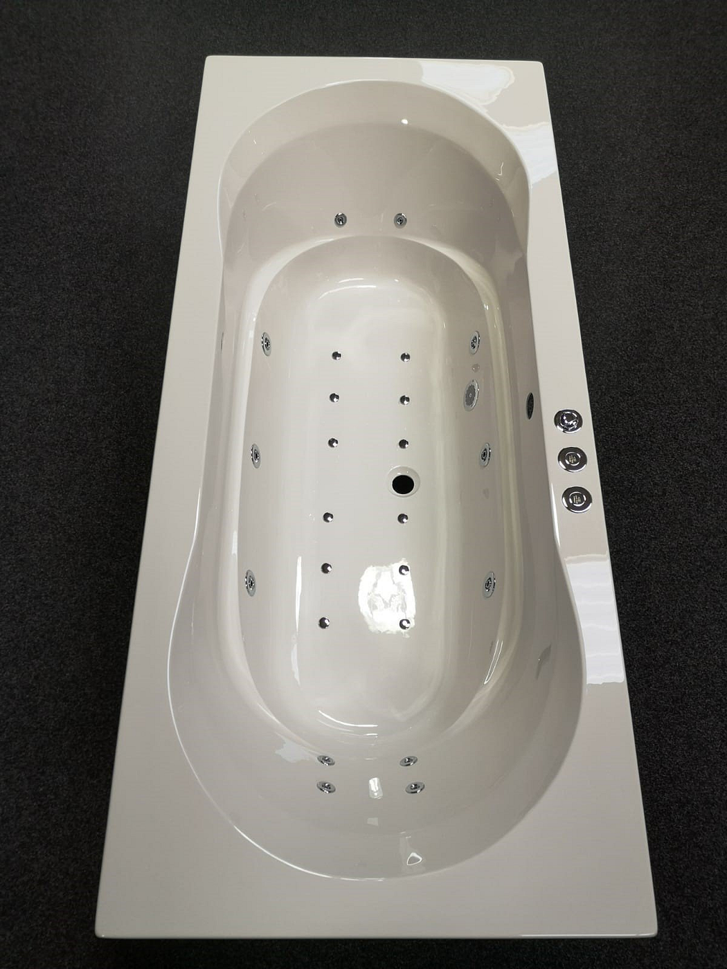 Xenz Martinique bubbelbad met Koller WP3 systeem 180x80 wit