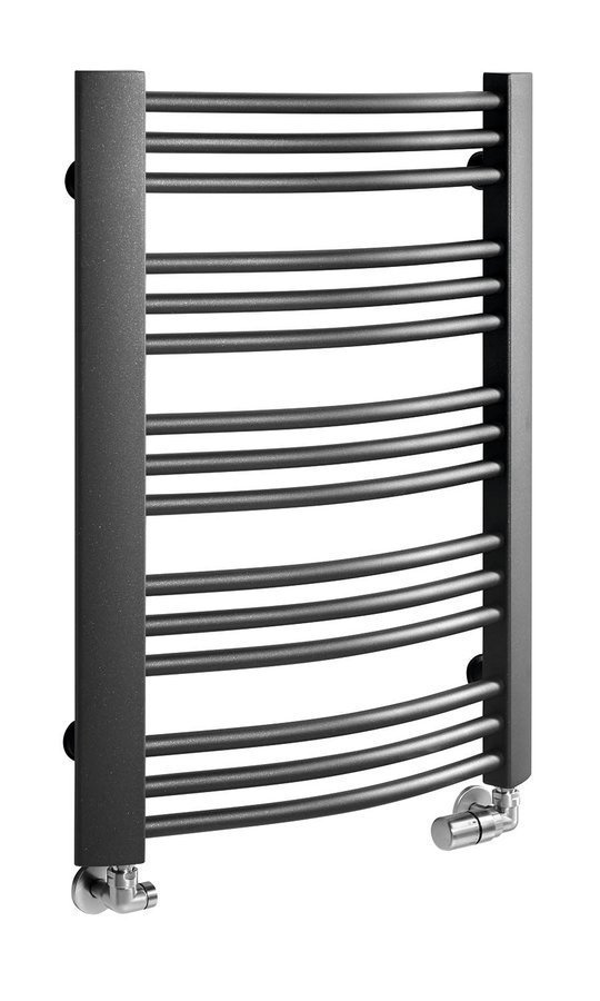 Egeon Handdoekradiator 60x80 cm 486W antraciet