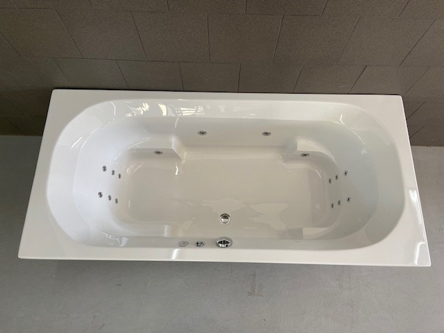 Xenz Kanaga bubbelbad met Koller WP2 systeem 190x90 wit