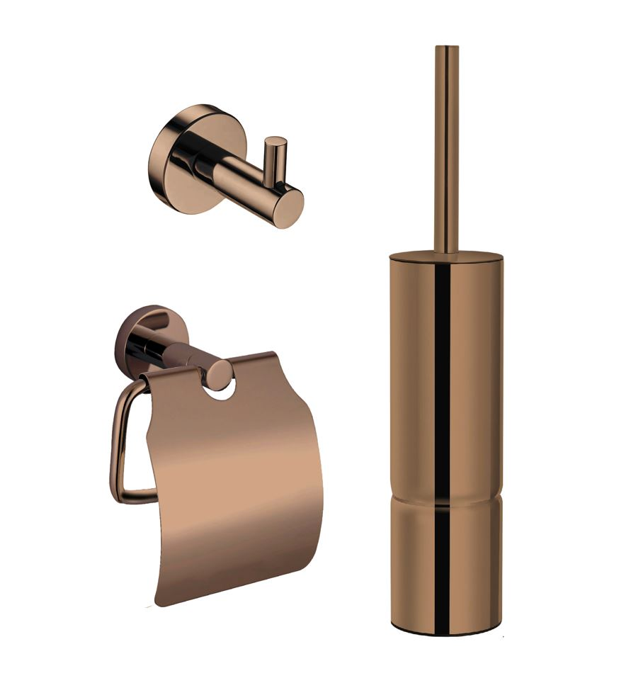 Best Design toilet accessoires set Dijon Sunny bronze