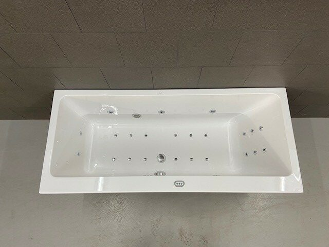 Villeroy & Boch Subway bubbelbad met Premium systeem en verlichting 190x90 wit