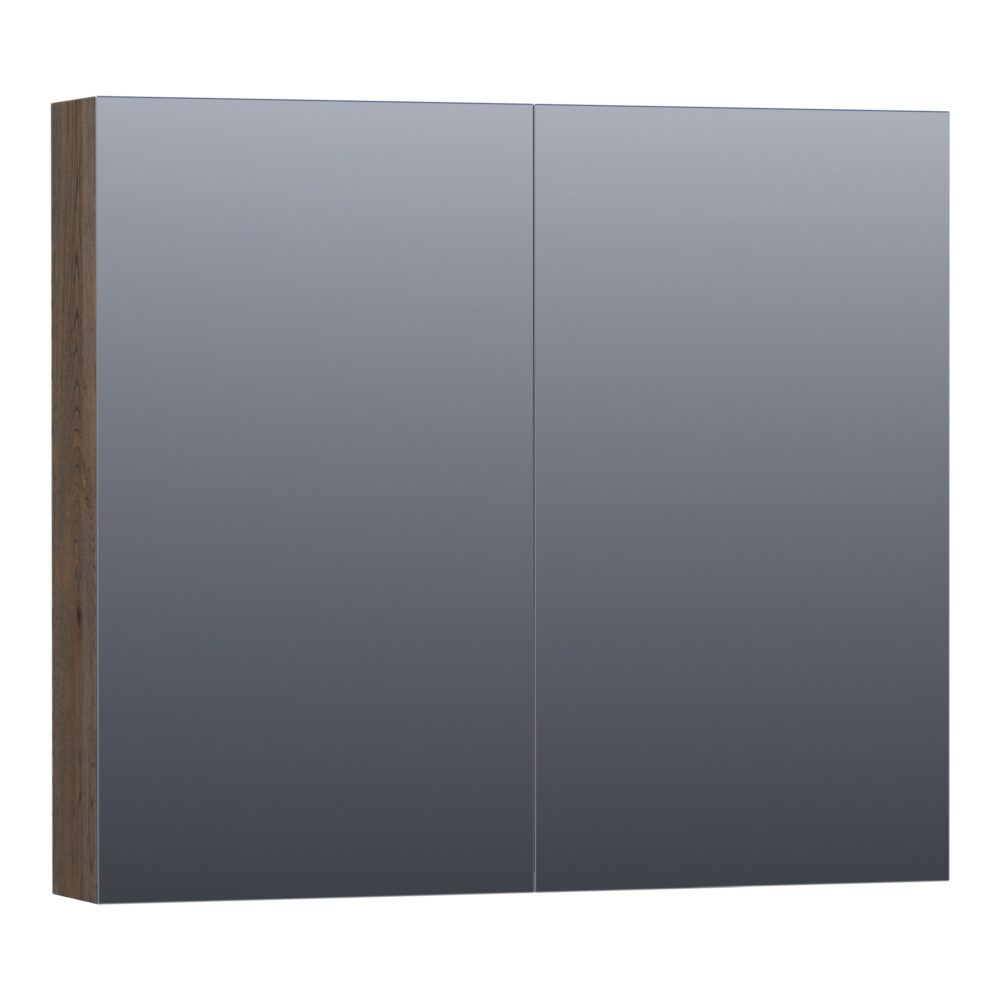 Topa Plain spiegelkast 80 black oak