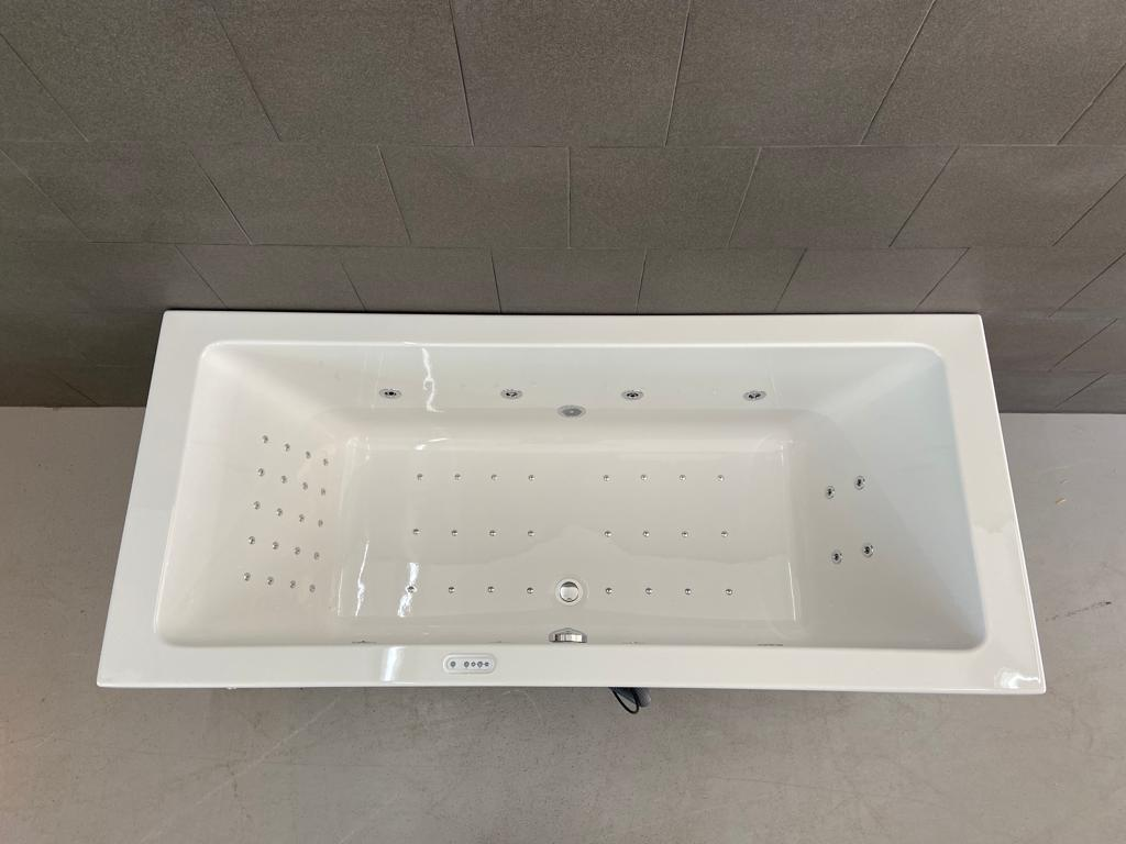 Xenz Society bubbelbad met Advance systeem 190x90 wit 24 bodemjets