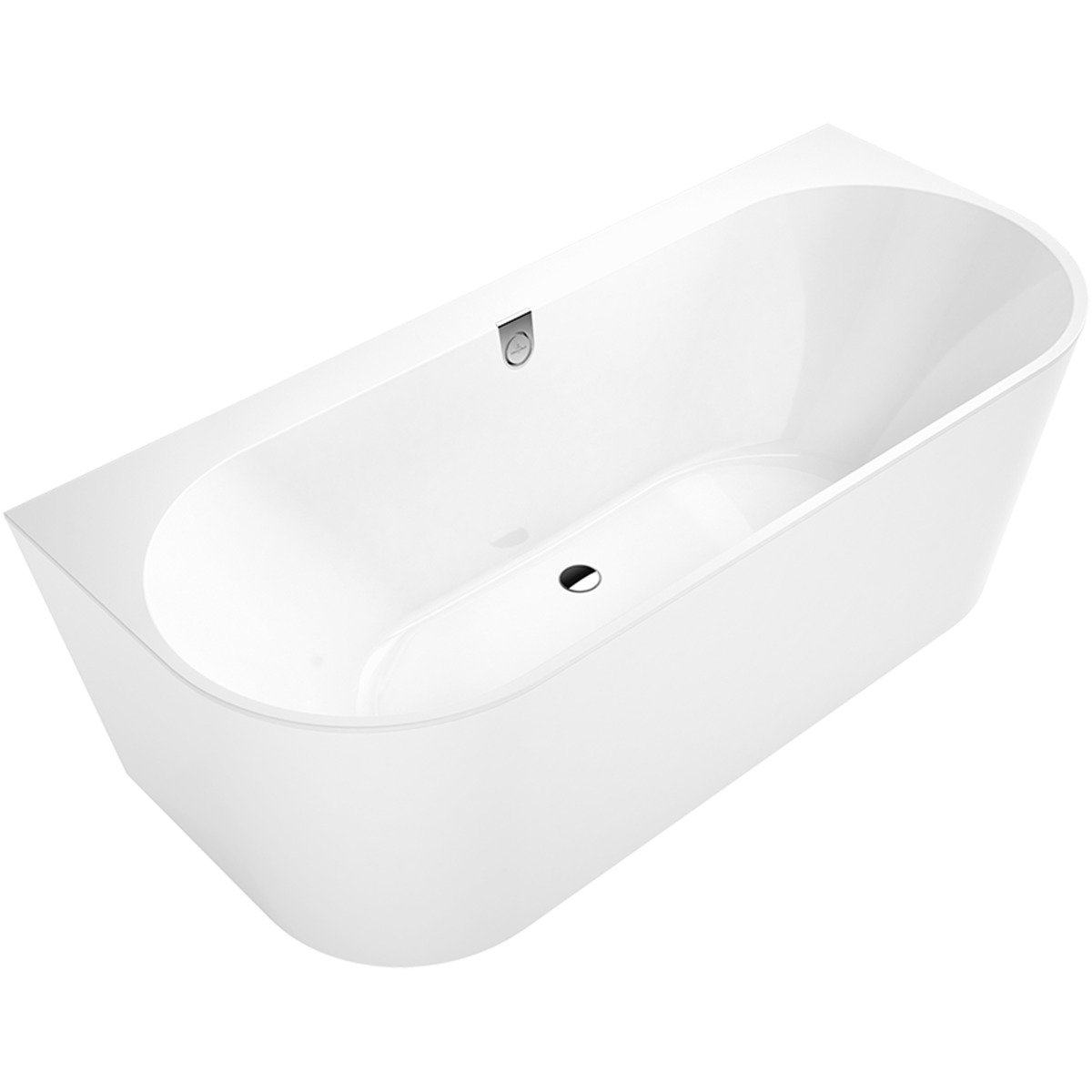 Villeroy & Boch Oberon 2.0 half vrijstaand bad 180x80 wit