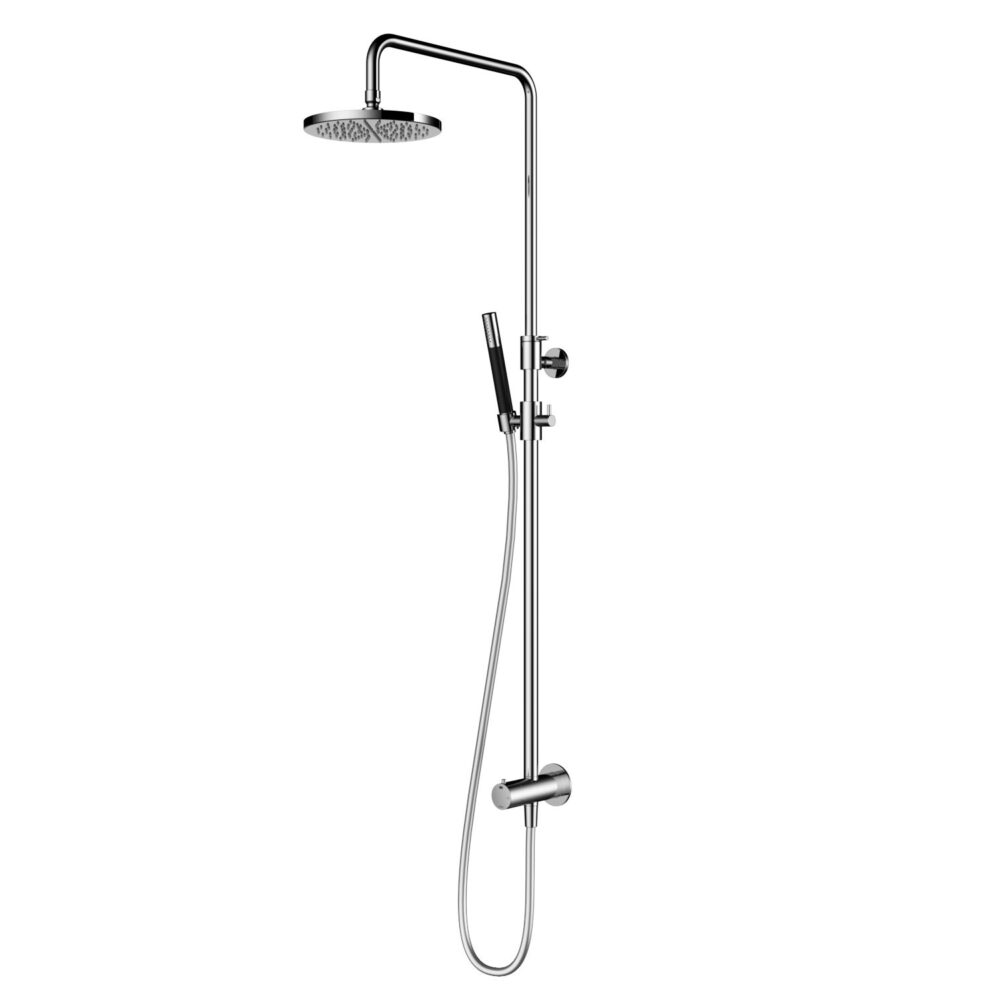 Hotbath Cobber M438 regendouchset met staafhanddouche 30 zwart chroom