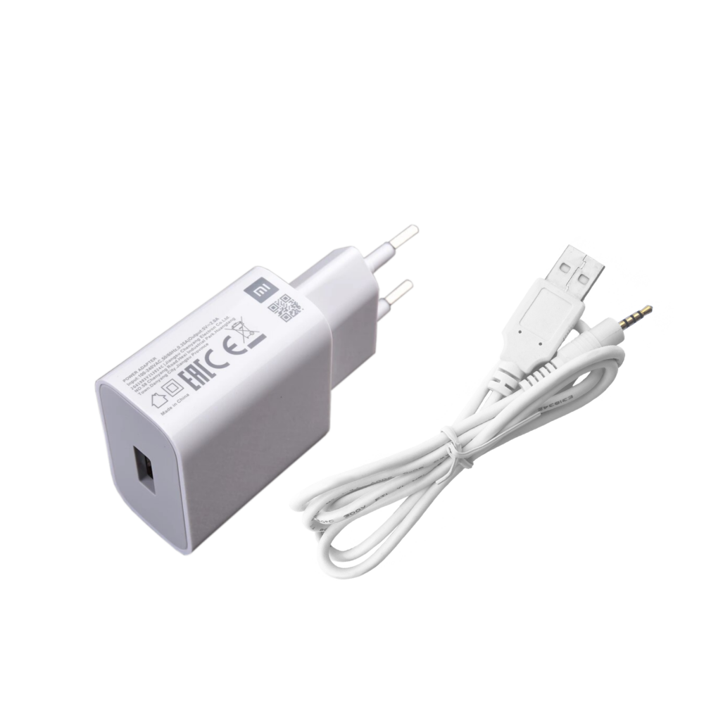 Aquasound USB-A adapter 12V met kabel wit