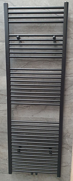 radiator-lydia-180&#215;60-cm-mat-zwart-met-midden-onde