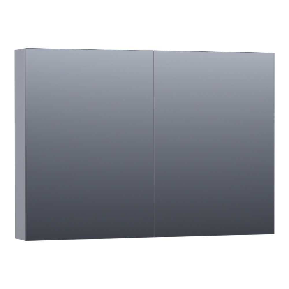 Topa Plain spiegelkast 100 mat grijs