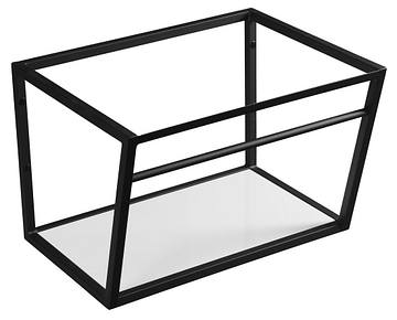De SKA Constructie badmeubel wastafel frame 60 mat zwart