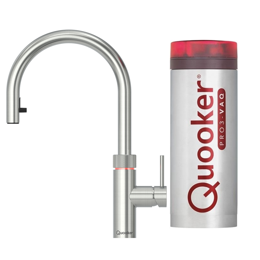 Quooker Flex kokend waterkraan met PRO3 boiler RVS