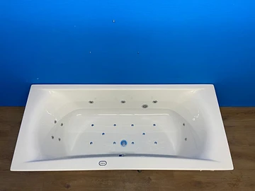 Xenz Robijn bubbelbad Koller Toledo systeem 190x90 wit