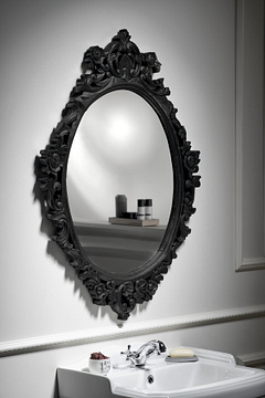 Desna Spiegel met frame 80x100cm antiek zwart