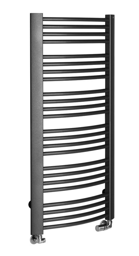 Egeon Handdoekradiator 60x125 cm 739W antraciet