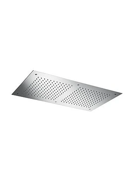 Hotbath Mate M205 inbouw hoofddouche rechthoekig 38x70 cm geborsteld nikkel