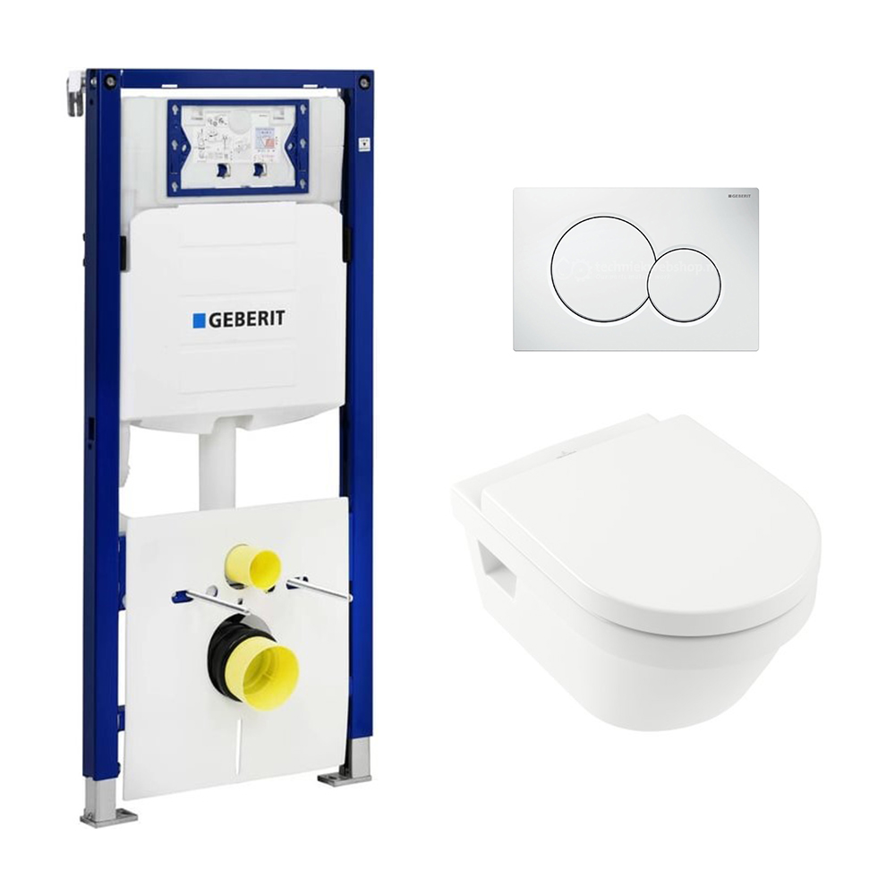 Complete Geberit UP320 set Villeroy en Boch O. omnia architectura direct flush