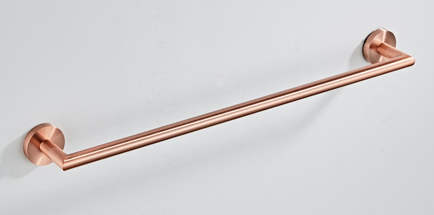 Saniclear Copper handdoekhouder 60cm geborsteld koper