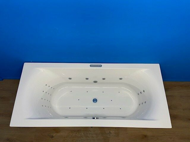 Riho Lima bubbelbad met Supreme systeem 190x90 wit