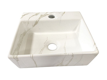 Wiesbaden Leto fontein 33,5 x 29 x 11,5 cm keramiek carrara