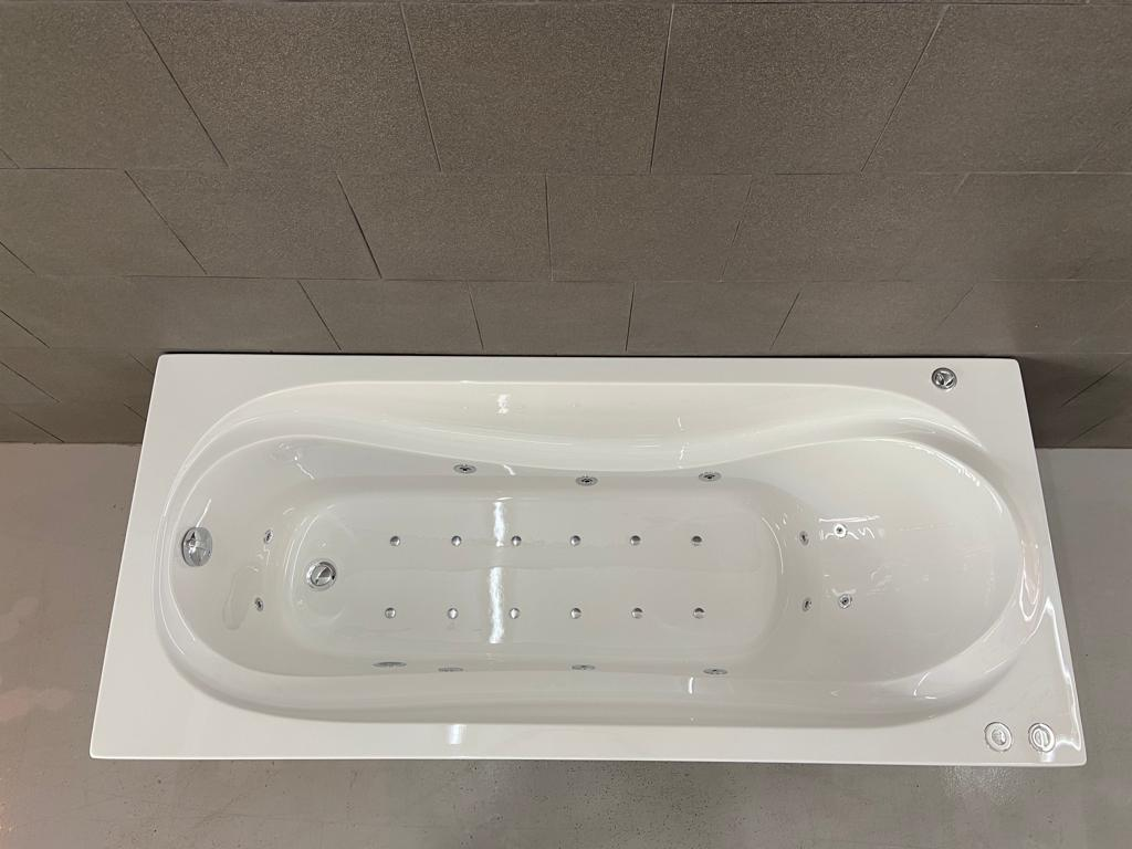 Xenz Bonaire bubbelbad met Koller WP3 systeem 180x80 wit