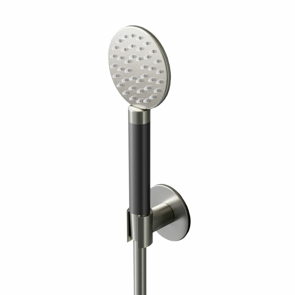 Hotbath Cobber Handdouche met wandsteun Geborsteld Messing M444BB