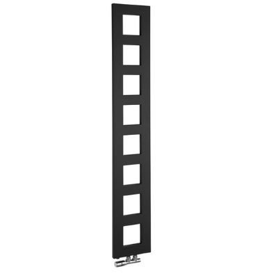 Sapho Blok handdoekradiator 28x175 mat zwart