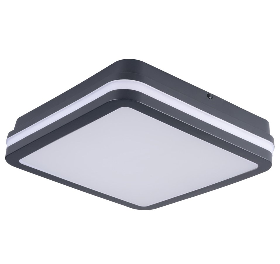 Kanlux Beno plafond 24W LED licht 26x26 grafiet Vierkant