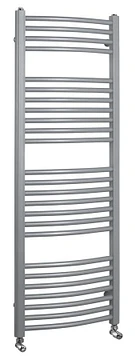 Aqualine Direct handdoekradiator 45x132 zilver - 01