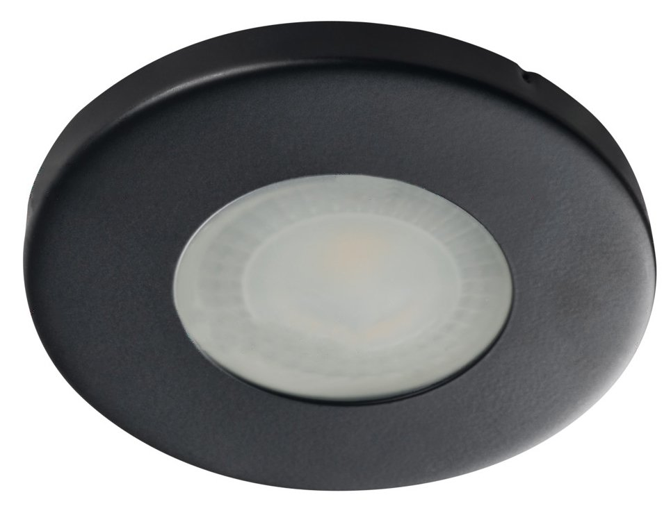 Kanlux Marin plafond inbouw lamp 35W 12V mat zwart