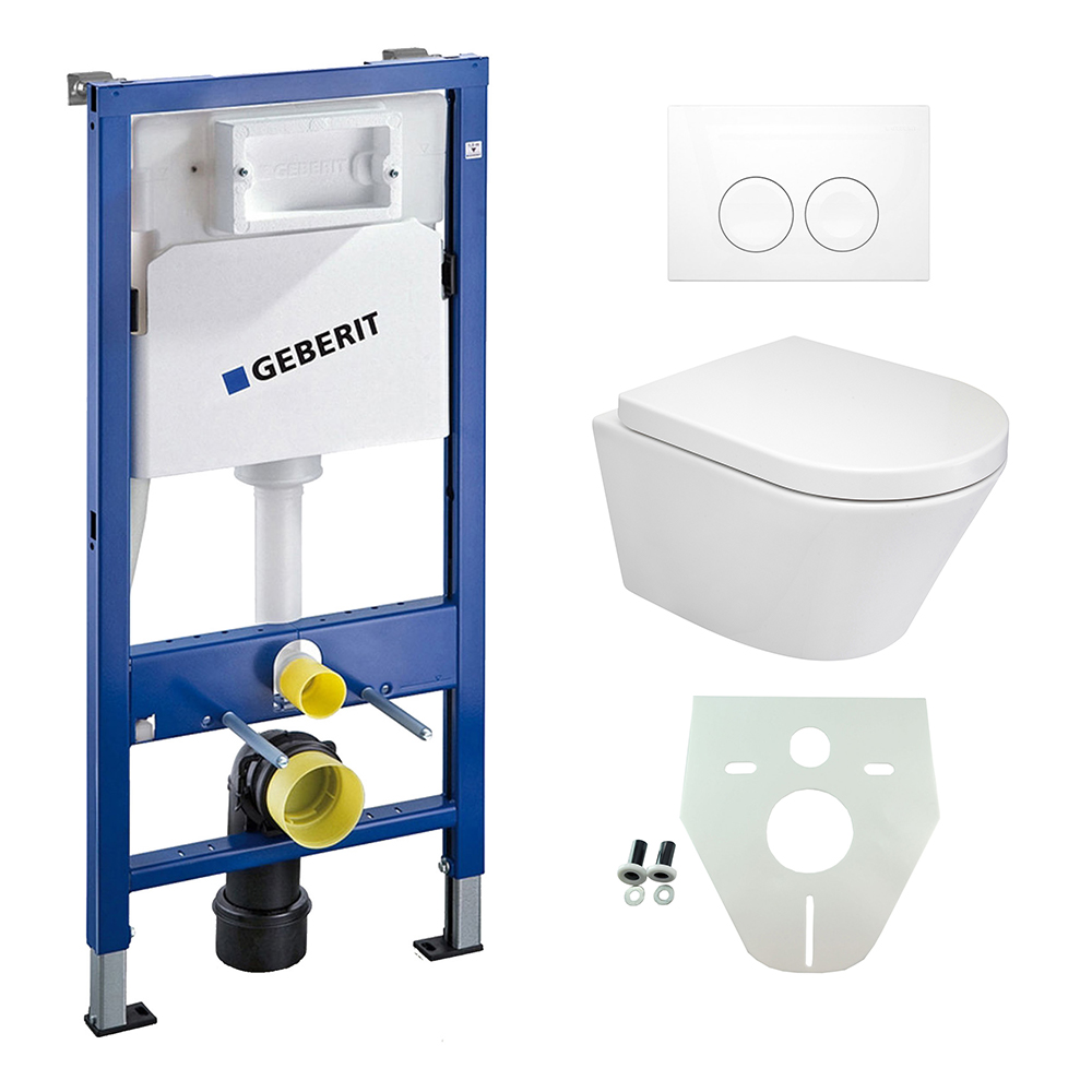 Complete Geberit UP100 set installatieklaar Sub toilet