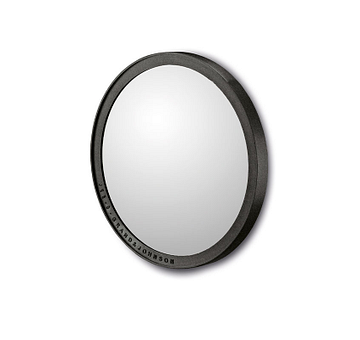 JEE-O Soho ronde spiegel 50 hammercoat zwart mat - 701-0122