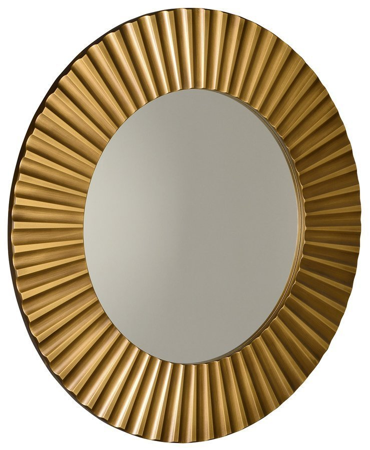 Pride Spiegel met frame diameter 90cm brons