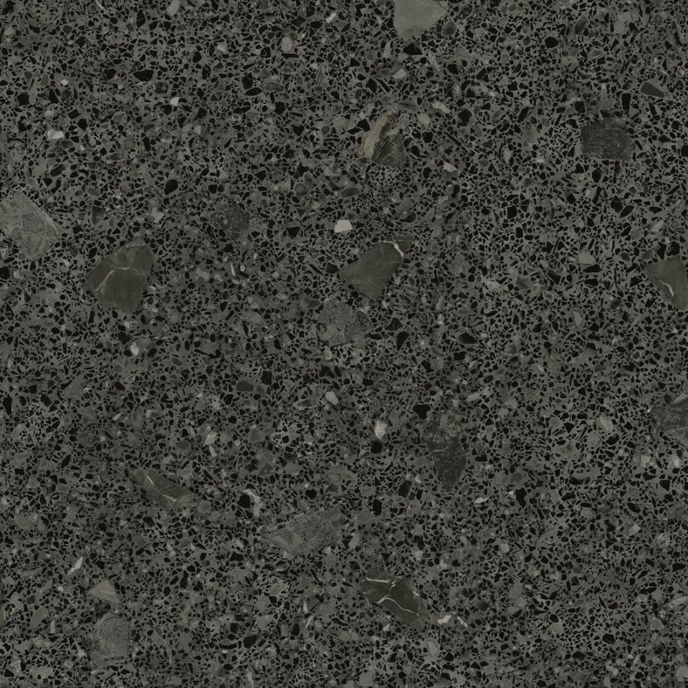 Arcana Miscela Grafito terrazzo vloertegel 60x60 zwart