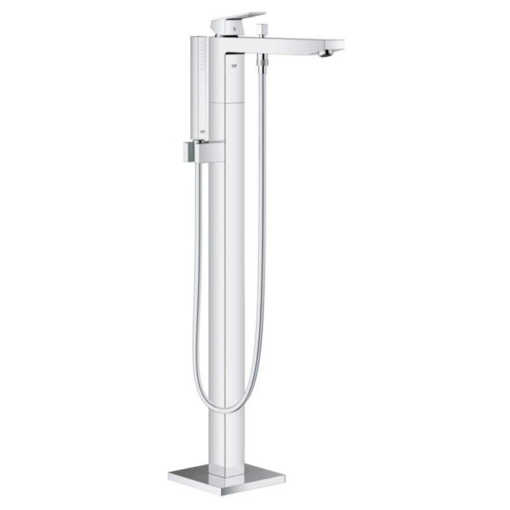 Grohe Eurocube freestander badkraan met garnituur chroom