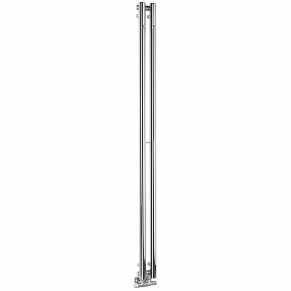 Sapho Pilon badkamerradiator met 2 haken 12x180 chroom